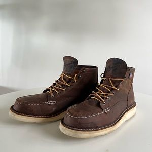 Danner Bull Run 6” Moc Steel Toe Work Boot Wide